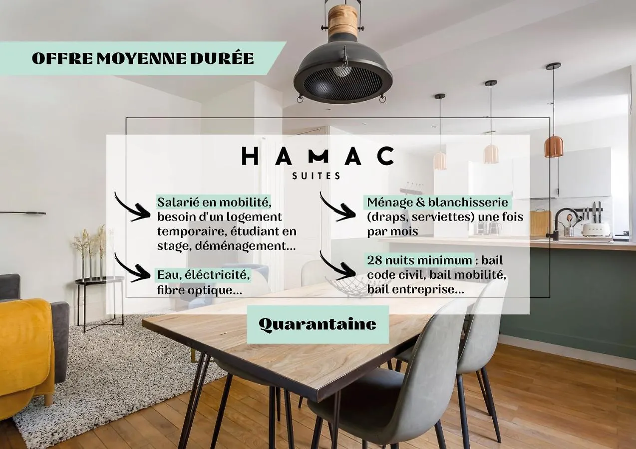 Apartment Hamac Suites - Le Quarantaine Lyon